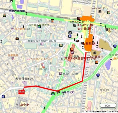 【地図】 | グリーンプラザ大井町