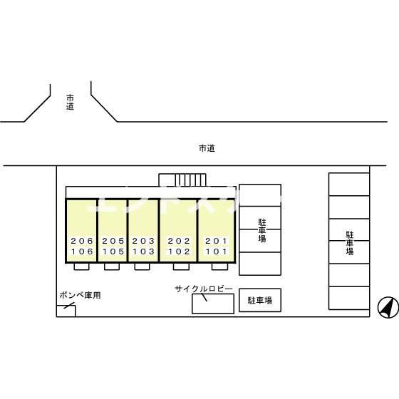 プリマヴェーラの区画図|高崎、前橋、伊勢崎エリアのお部屋探しはエンドスケープまで！お客様の理想お聞かせ下さい♪
高崎、前橋エリアのお部屋探しはエンドスケープまで！お客様の理想お聞かせ下さい♪