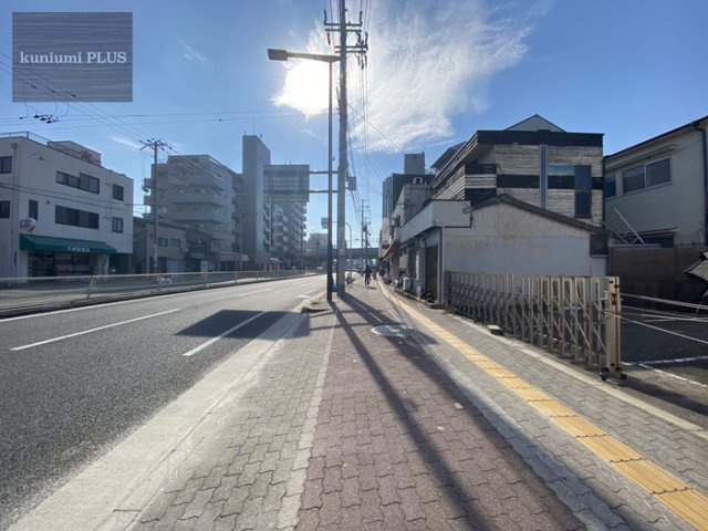 大阪市城東区鴫野東1丁目の前面道路含む現地写真