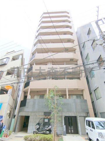 コンシェリア蒲田の外観|2012年9月築　RC鉄筋コンクリート造地上12階建て総戸数44戸の分譲賃貸マンション
JR京浜東北線蒲田駅近、京浜急行本線京急蒲田駅も徒歩圏内の東京都大田区蒲田5丁目