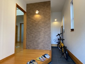 中古戸建の玄関