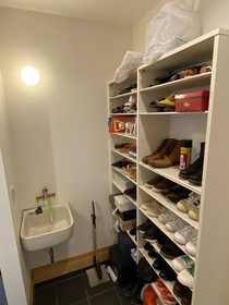 中古戸建の玄関