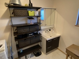 中古戸建の洗面所