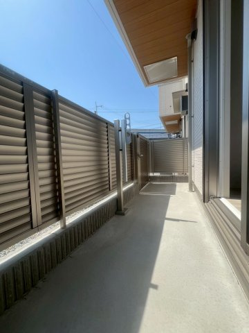 サンパティーク東町のバルコニー