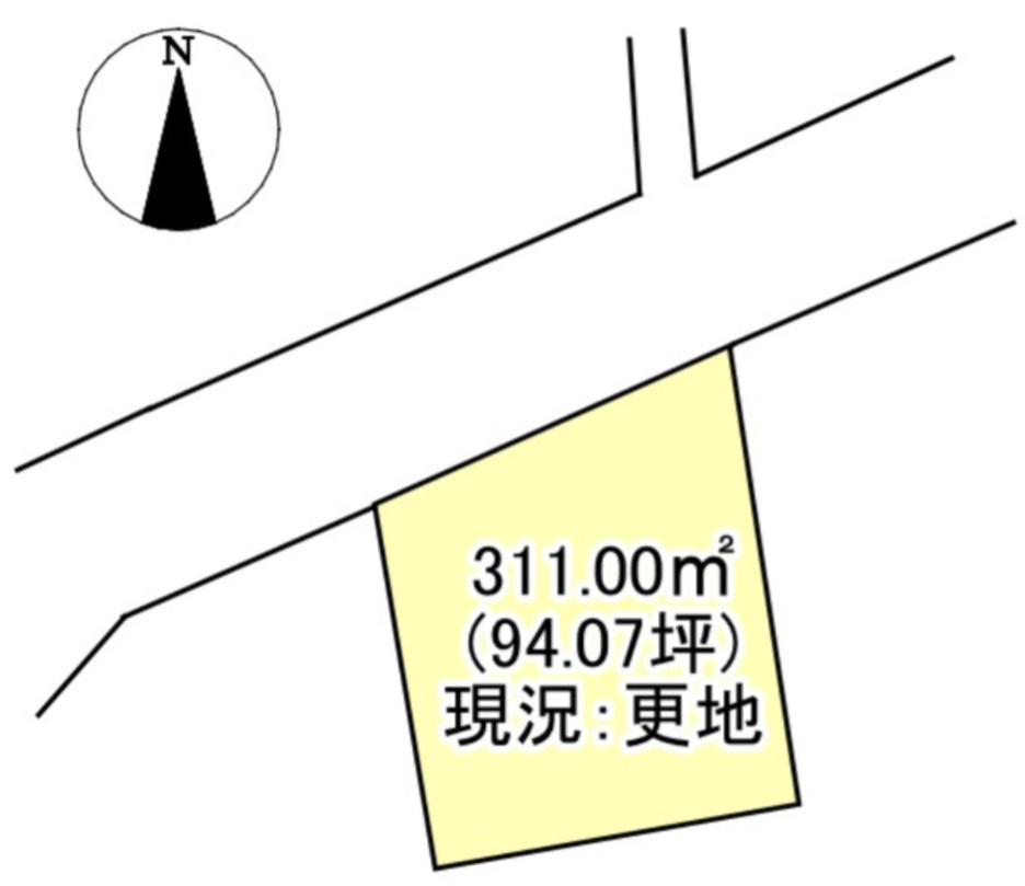売土地の土地図