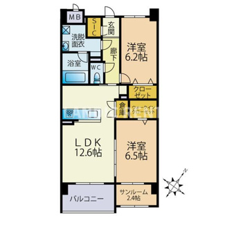 【間取り】 | ブレス筑紫通り北