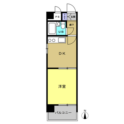 ダイアパレス中新町第3の間取り