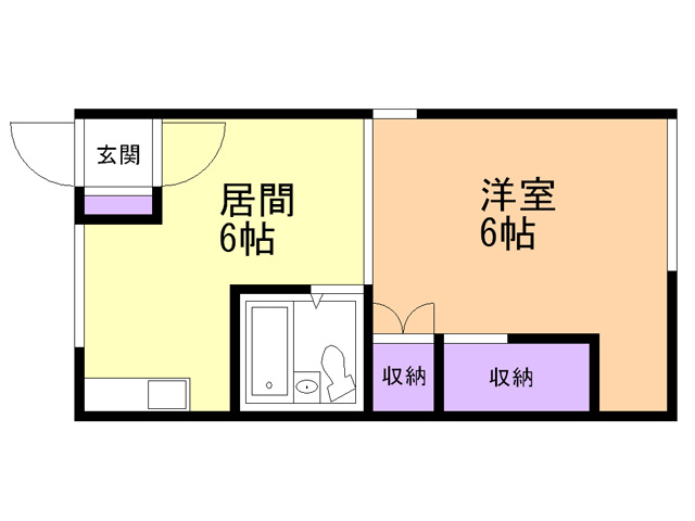 コーポｍｉｏの間取り