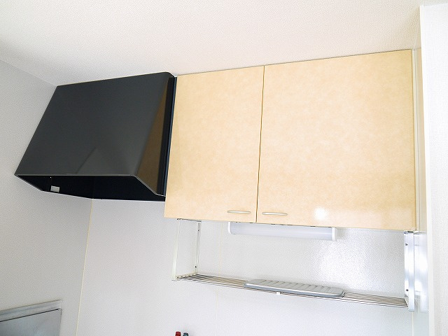 ラフィーネ結崎　Ａ棟のキッチン|ちょっとした収納スペースも充実しています