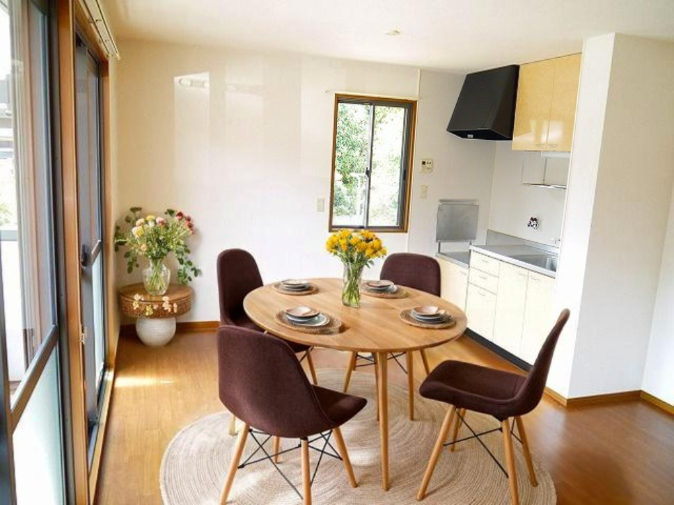 ラフィーネ結崎　Ａ棟の居間・リビング|CGで家具等を配置したもので家具等は含まれません