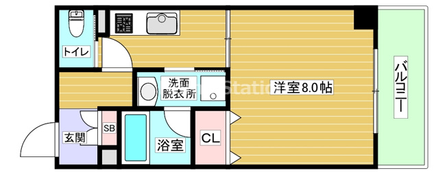 【間取り】 | ブラン福島