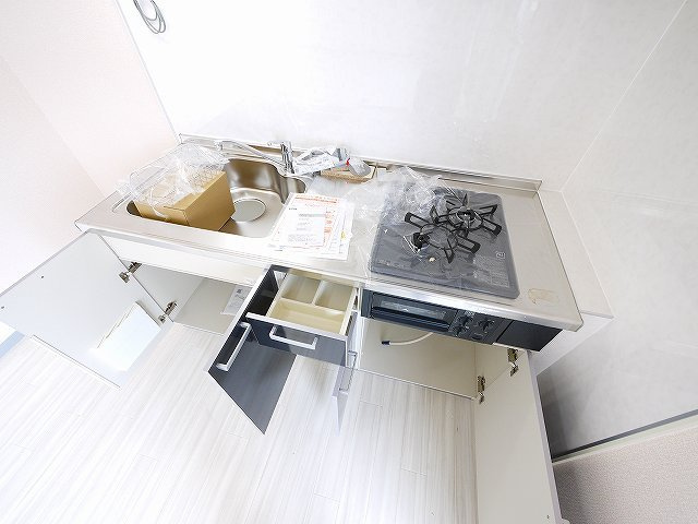 レジデンスボナール　Ⅰのキッチン|キッチンでお料理をお楽しみください