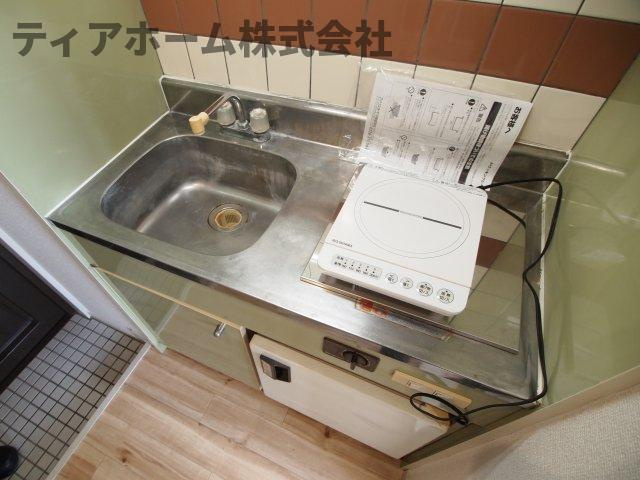 香芝市逢坂２丁目の賃貸マンションのキッチン|キッチンです