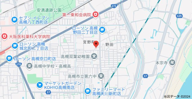リバティパレスの地図