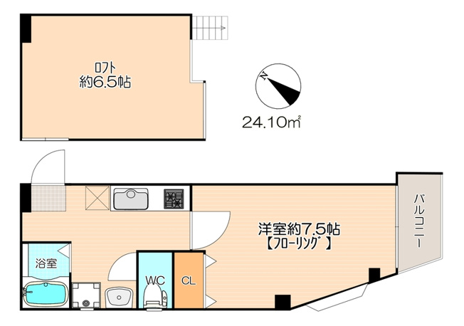 【間取り】 | イル・グラッツィア美野島Ⅰ | 現況優先。
