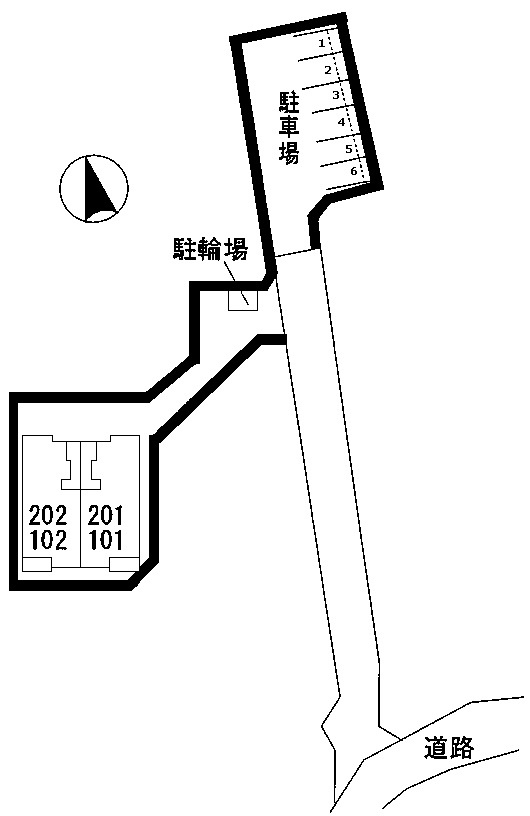 プリムヴェールMの間取り