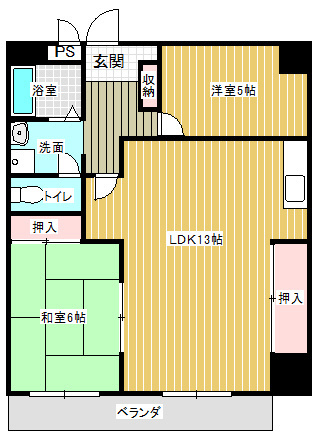 アーデル天神尾の間取り