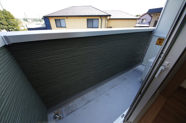 クレール上池田のバルコニー