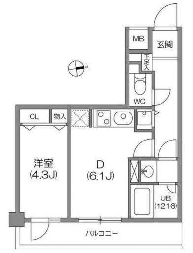 【間取り】 | ガーラプレイス八幡山壱番館