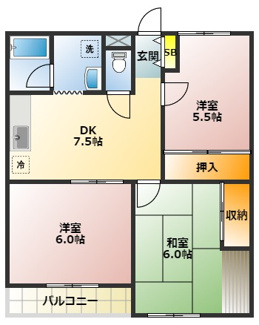 【間取り】 | ヴェルデューラ | ヴェルデューラ　板橋区成増