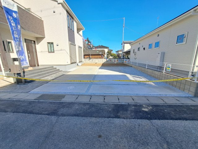 新築　太田市天良町第3　Livele Garden.S　１号棟の駐車場|駐車スペースは並列2台分可能です！

