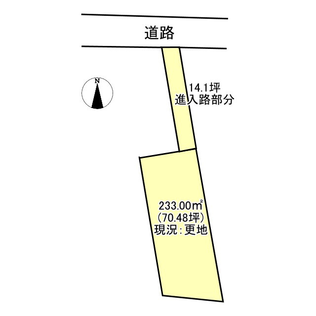西条市氷見丙546番2の土地図