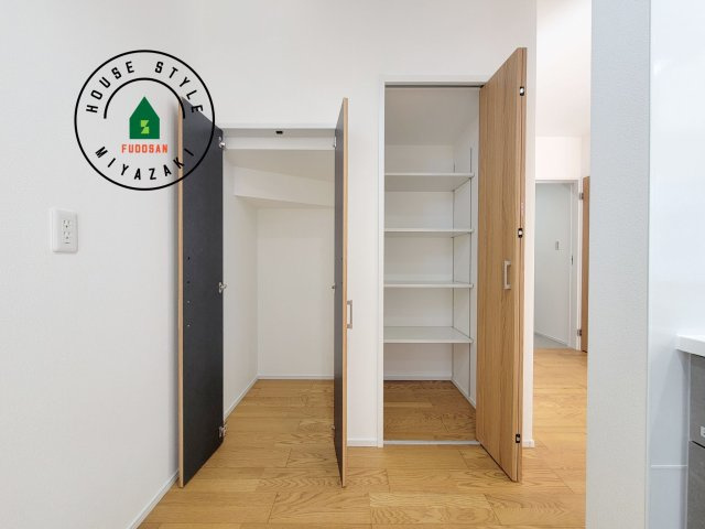 パティオニュータウン月見ヶ丘（6号棟）の収納|収納には困りません。