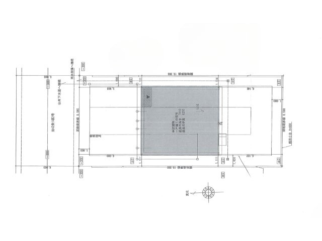 パティオニュータウン月見ヶ丘（6号棟）の区画図|配置図（6号棟）