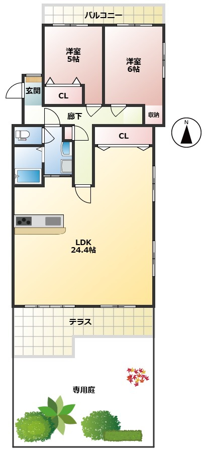【間取り】の画像