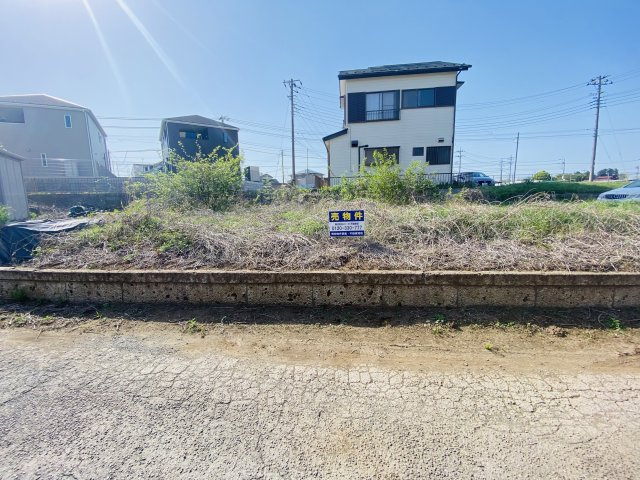 富里市七栄売土地の外観