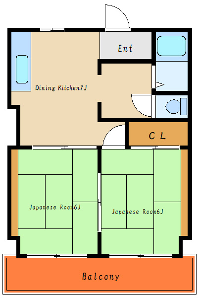 シャトー朝霧の間取り