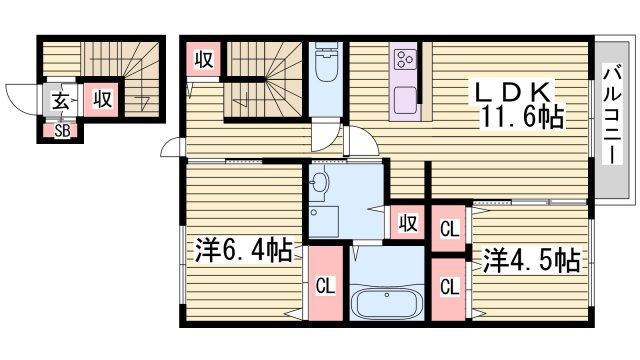 アルシオネの間取り