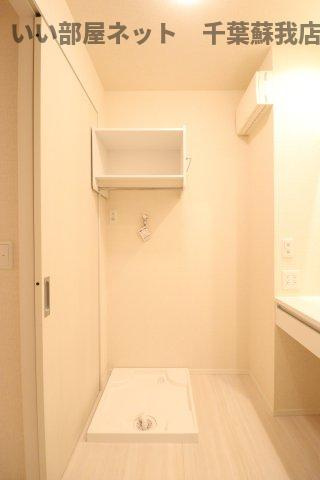D-roomちはら台Eの洗面所|洗濯機置場