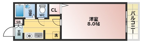 【間取り】 | サウスコートK1
