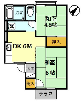 【間取り】 | ワカバハイツ
