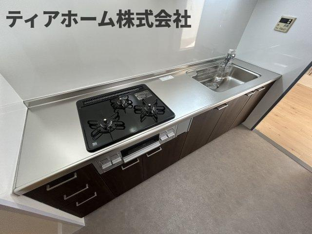 大和高田市南本町の賃貸マンションのキッチン|使いやすいキッチンです