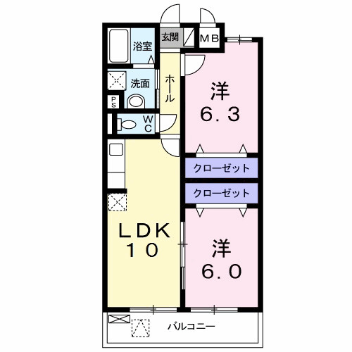 ベラ・ルーチェ東山の間取り