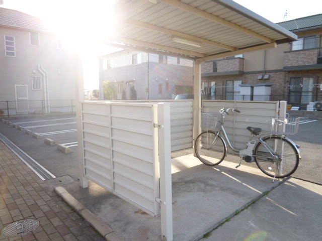 倉敷市福田町古新田のアパートのその他共用部分|駐輪場