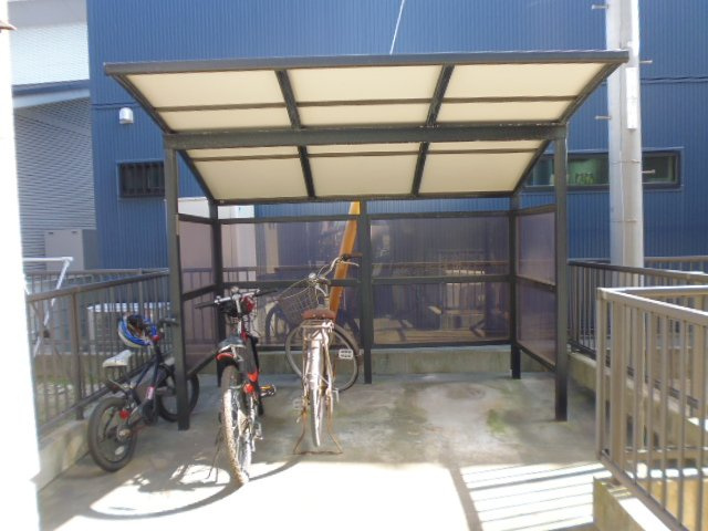 倉敷市児島味野４丁目のアパートのその他共用部分|駐輪場