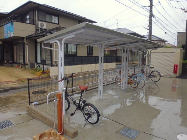 倉敷市中畝２丁目のアパートのその他共用部分|駐輪場、ペット足洗い場