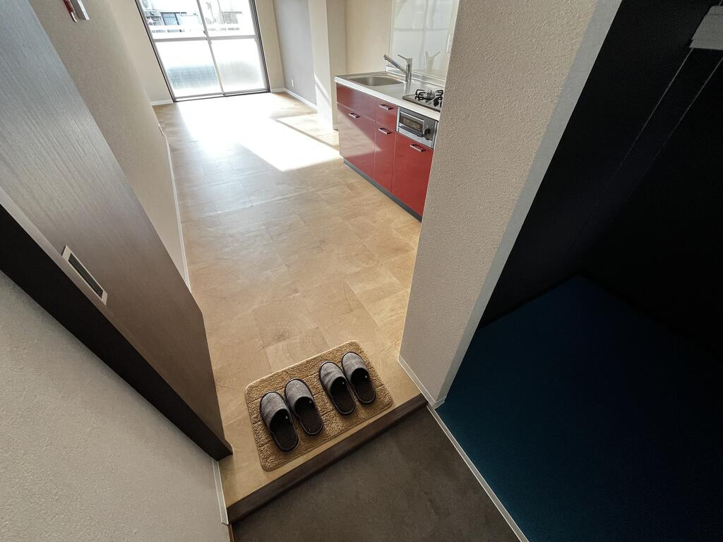 マンション指月の玄関
