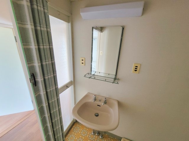 帝塚山ガーデンハイツ2号棟の独立洗面台