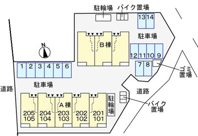 【駐車場】 | ポンテパーチェＡ(ポンテパーチェエー)