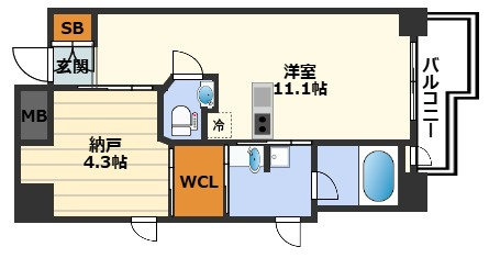 Bee-parQ扇町の間取り