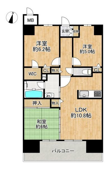 【間取り】 | アルファステイツ朝霧丘
