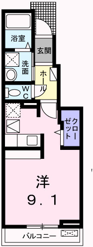 ワイズプランドールの間取り