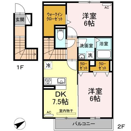 【間取り】 | グランドゥール　B