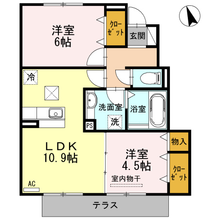クラリスⅠの間取り