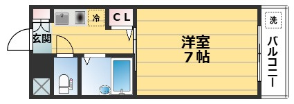 レジデンスオークラの間取り