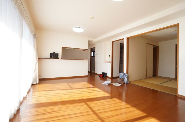 Vigoaisho常滑　3階の居間・リビング|17.6帖リビング♪
日当たり良好